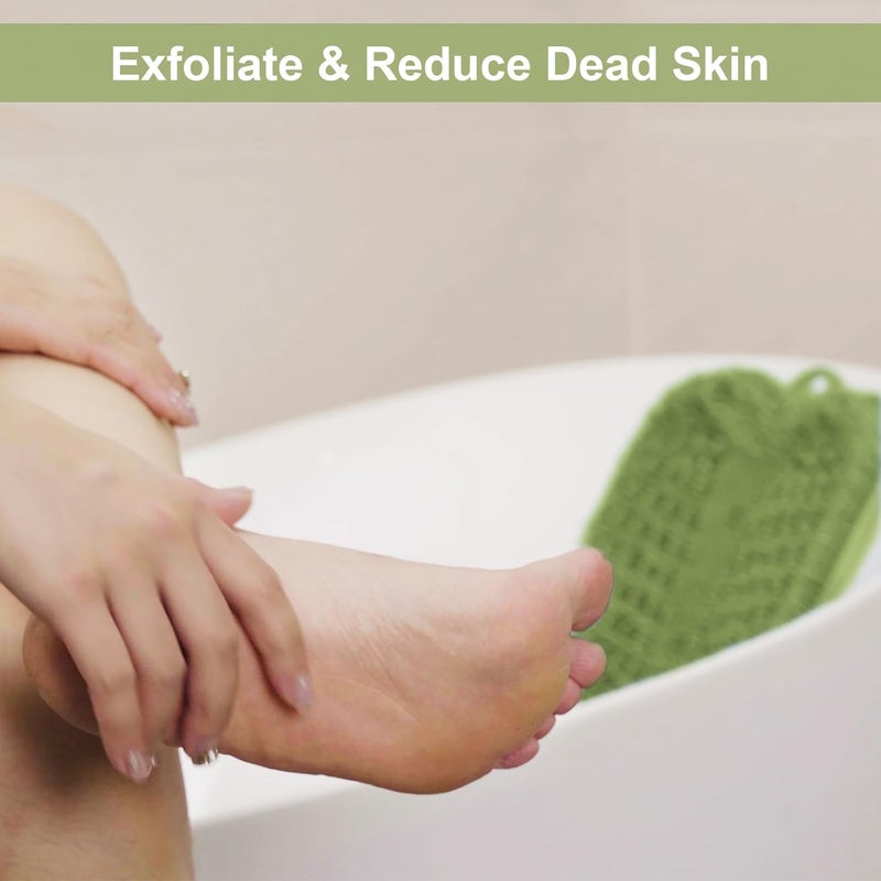 BESKAR XL Large Foot Scrubber Mat for Use in Shower - Shower Foot Cleaner to Eliminate Calluses Dead Skin, Foot Massager Mat for Men & Women to Soothe Achy Feet, Non Slip Suction Cups - Image 4